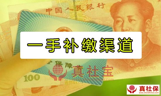 一手補(bǔ)繳渠道
